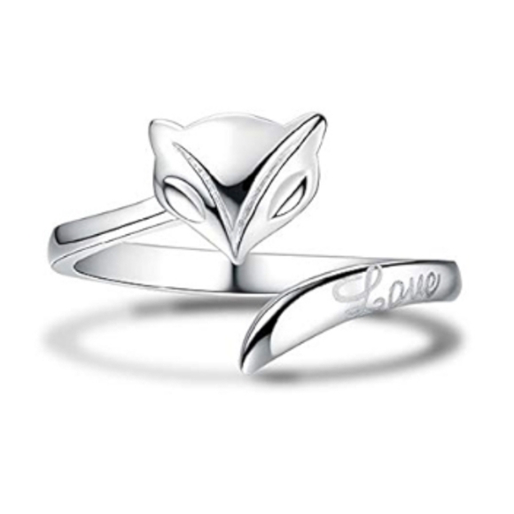 🍒 LAST!! FOX 🦊 Love Adjustable Open Ring - Picture 3 of 7